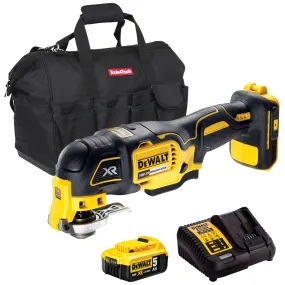 Dewalt DCS356N 18V Brushless Oscillating Multi-Tool with 1 x 5.0Ah Battery Charger & 18" Bag