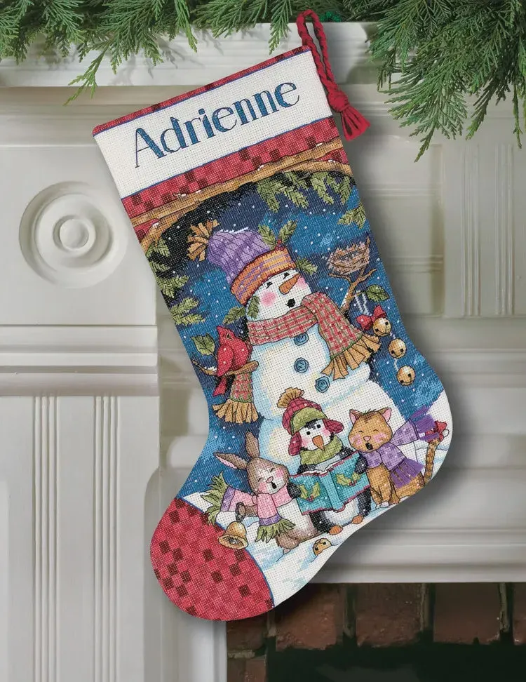 Dimensions Cute Carolers Stocking Cross Stitch Kit