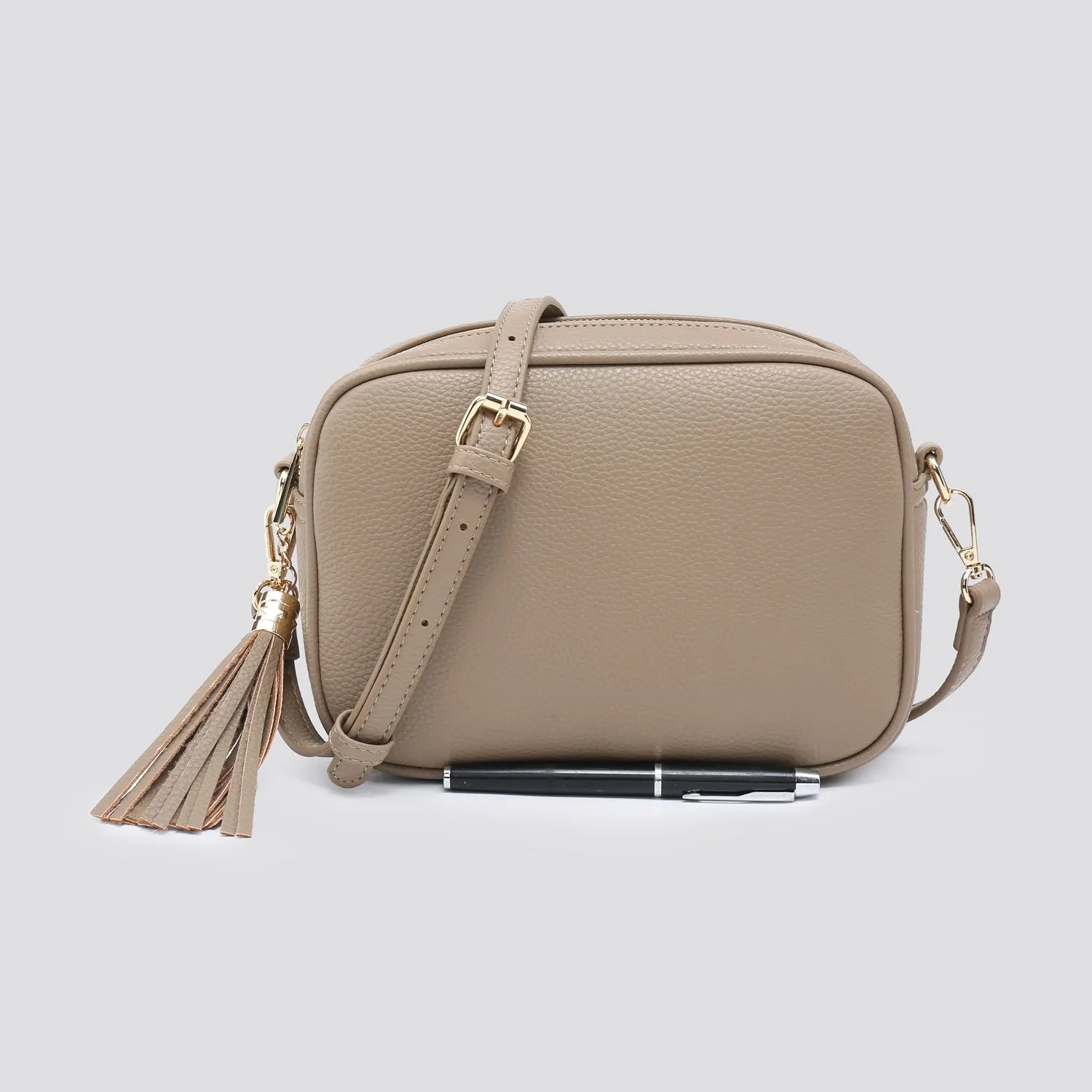 Double Zip Camera Bag - Sand