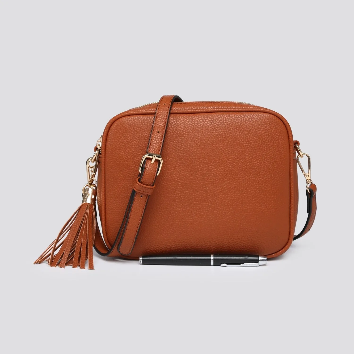 Double Zip Camera Bag - Sand