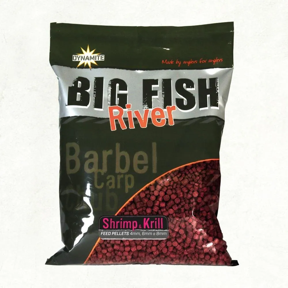 Dynamite Big Fish River Pellets 4, 6 & 8mm