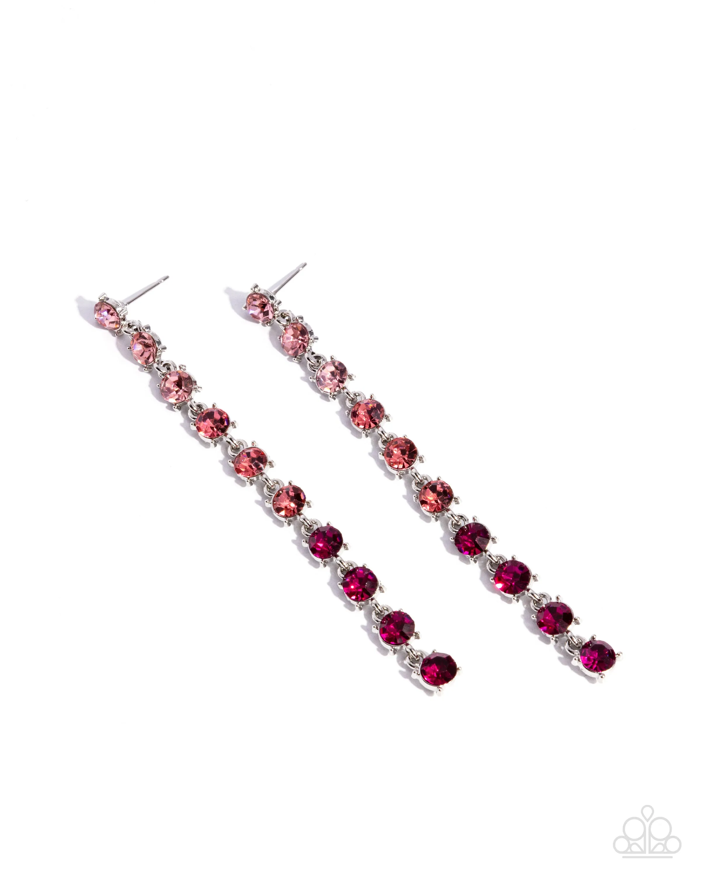 Earrings Opulent Ombré - Pink