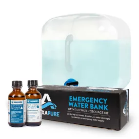 Emergency Drinking Water Treatment & Storage Kit