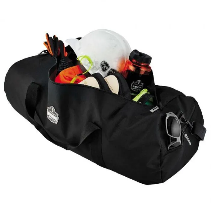 Ergodyne Arsenal 5020 General Duty Duffel Bag - Polyester Soft Sided, Black, Medium, 1 Each