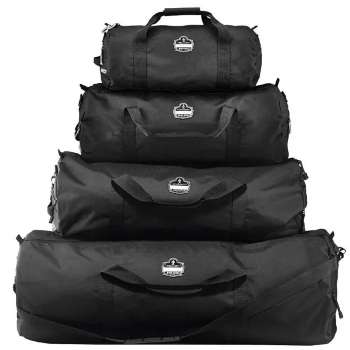 Ergodyne Arsenal 5020 General Duty Duffel Bag - Polyester Soft Sided, Black, Medium, 1 Each