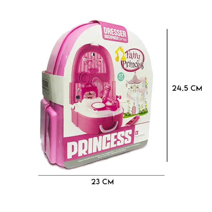 FAIRY PRINCESS KIDS 17 PIECES MAKEUP BAG