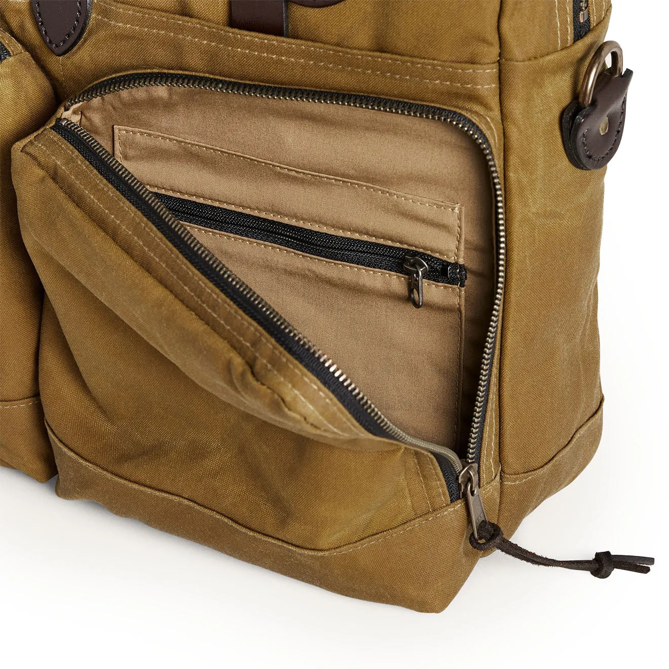 Filson 24-Hour Tin Cloth Briefcase Dark Tan