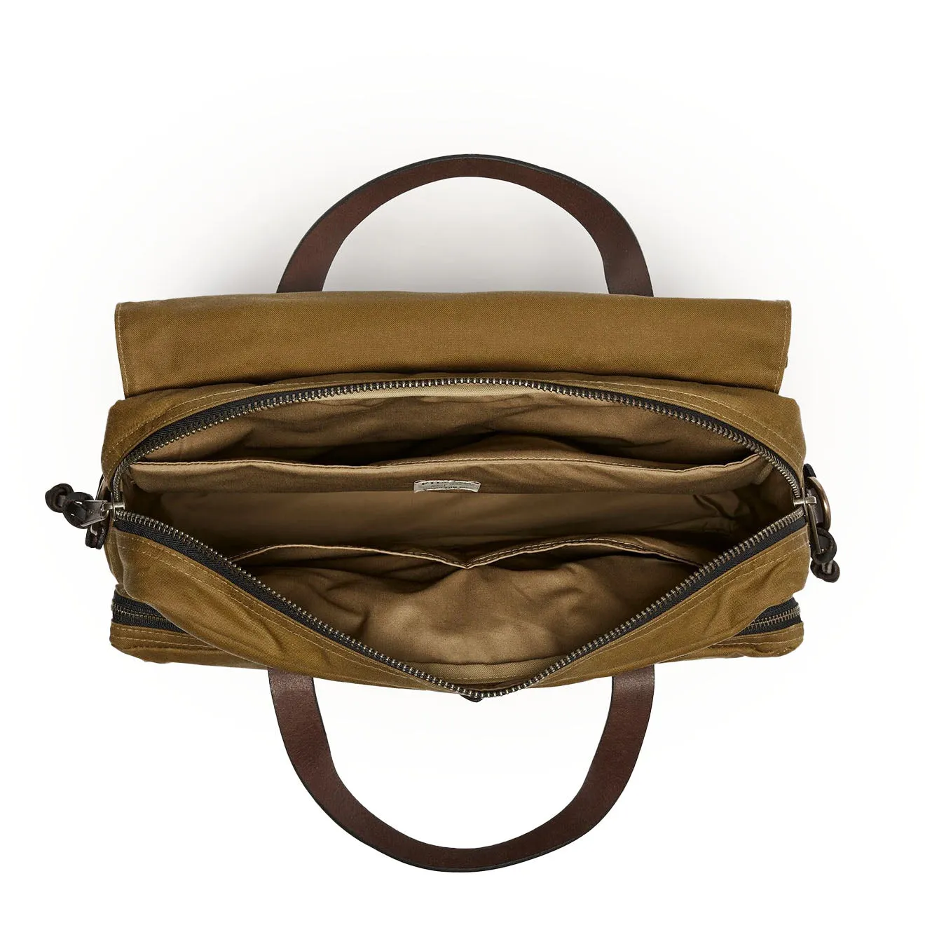 Filson 24-Hour Tin Cloth Briefcase Dark Tan