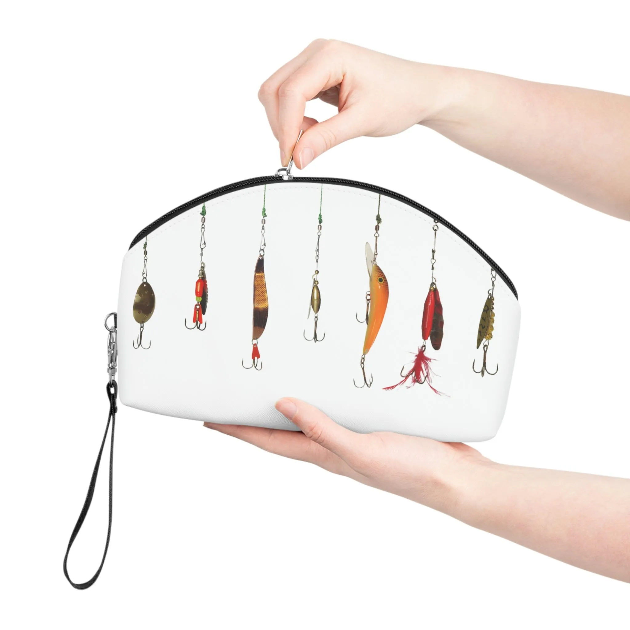 Fishing Theme Boat / Beach Bag - Lures - White