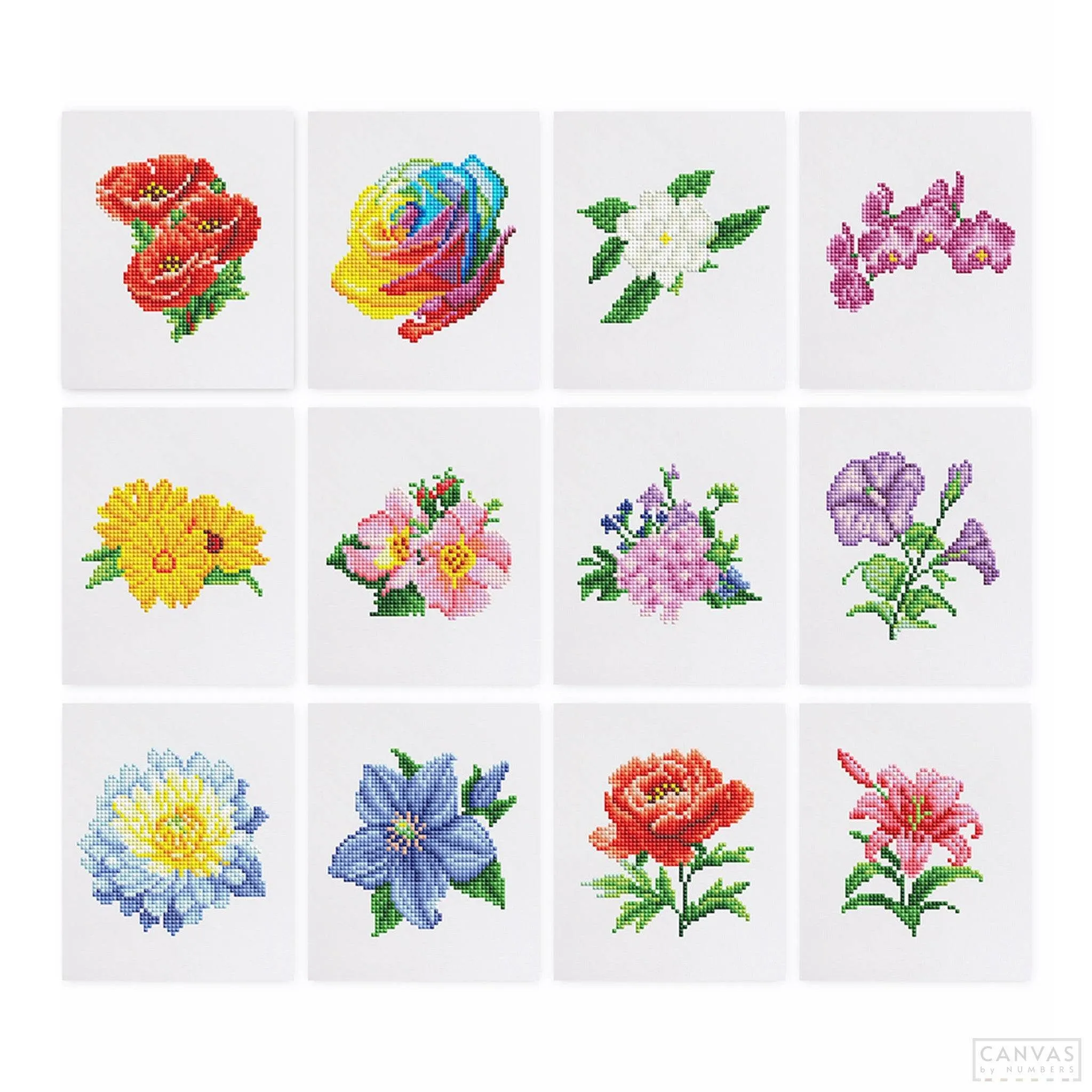 Floral Collection 2 - Mini Diamond Painting Kit