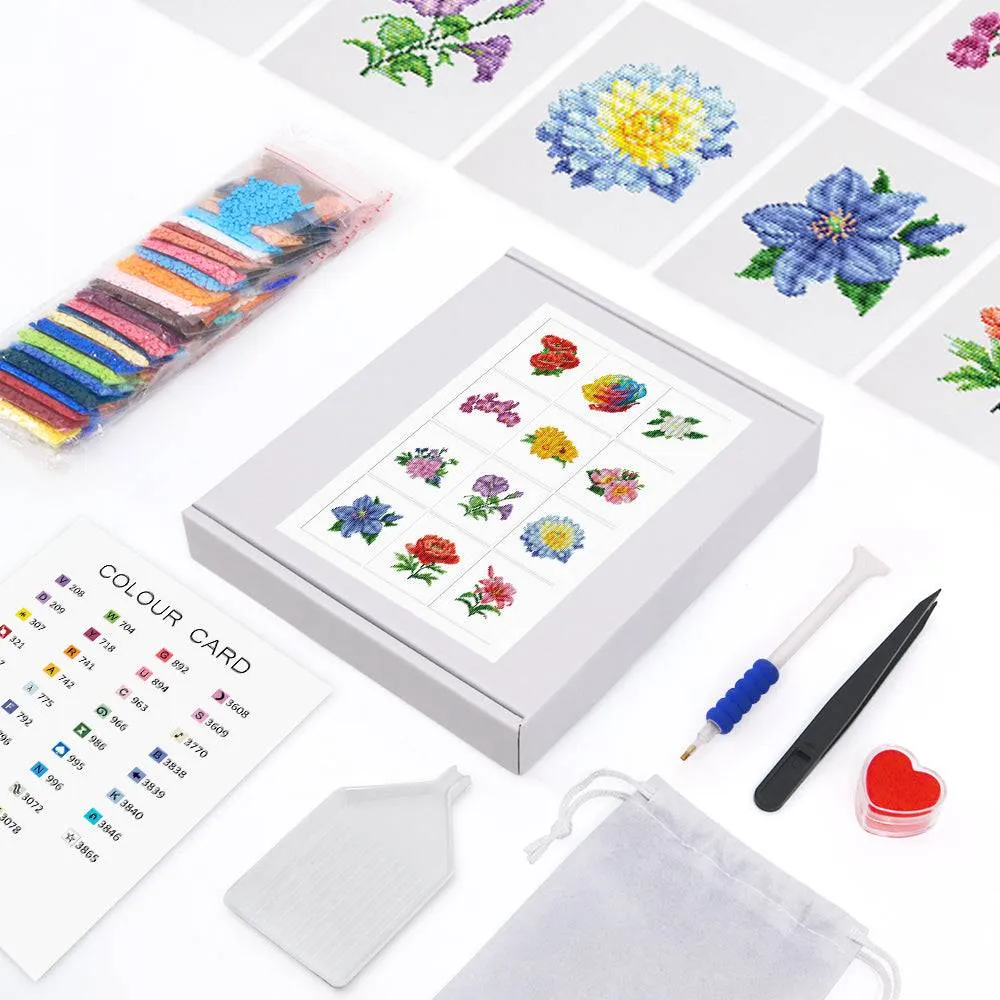 Floral Collection 2 - Mini Diamond Painting Kit