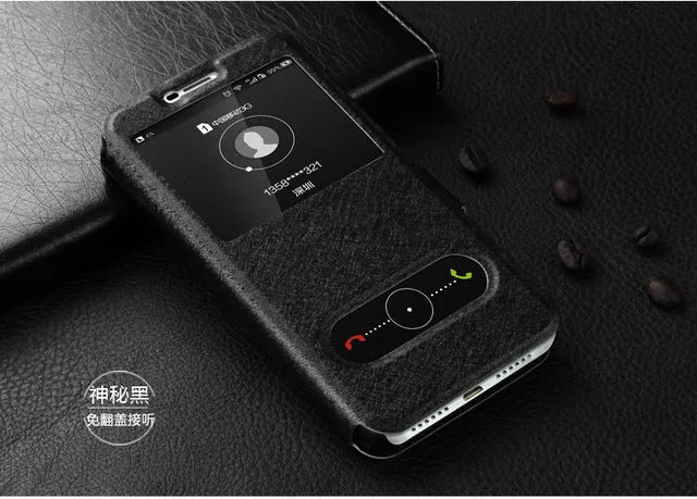 For Huawei Honor 4C Pro Case TIT-AL00 Quick View Window Case For Huawei Y6 Pro Cover TIT-L01 TIT-U02 Flip PU Leather Phone Cases