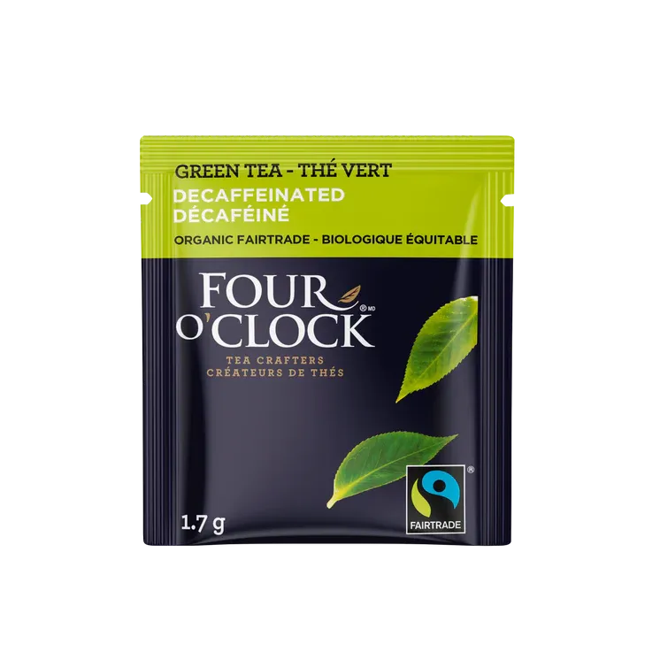 Four O'Clock Decaffeinated Organic Fairtrade Green Tea