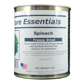 Future Essential - Freeze-Dried Spinach - #2.5 Can