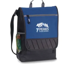 Gemline Royal Blue Passage Vertical Messenger Bag