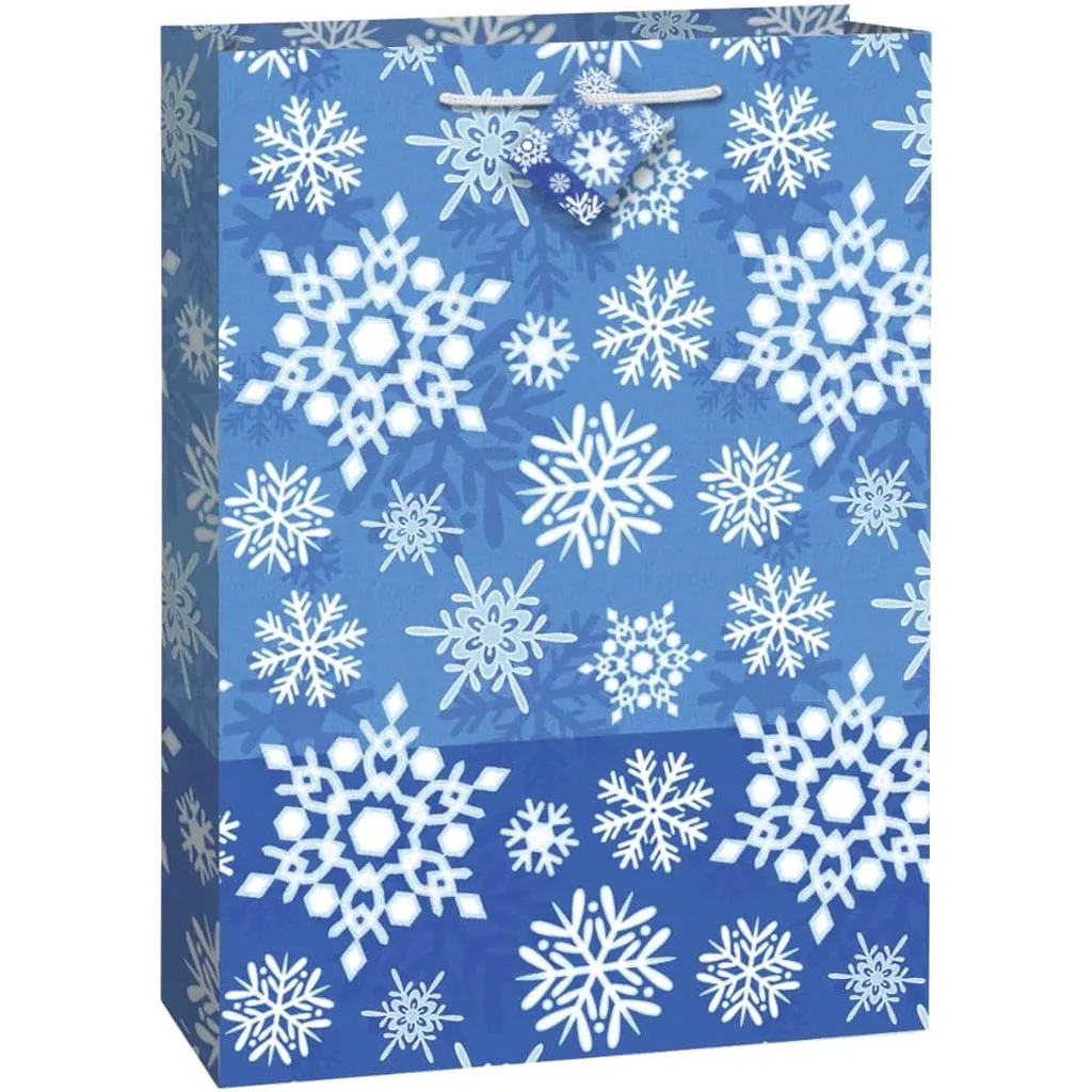 Gift Bag Jumbo, Winter Snowflake