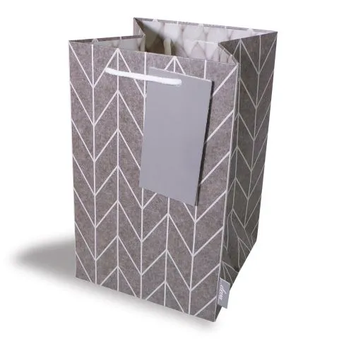 Gift Bag Tall - Chevron Knit