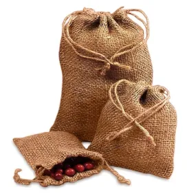 Gift Bags | Natural Burlap