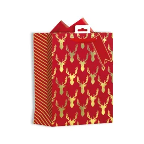 Giftmaker Luxury Stag Christmas Gift Bag