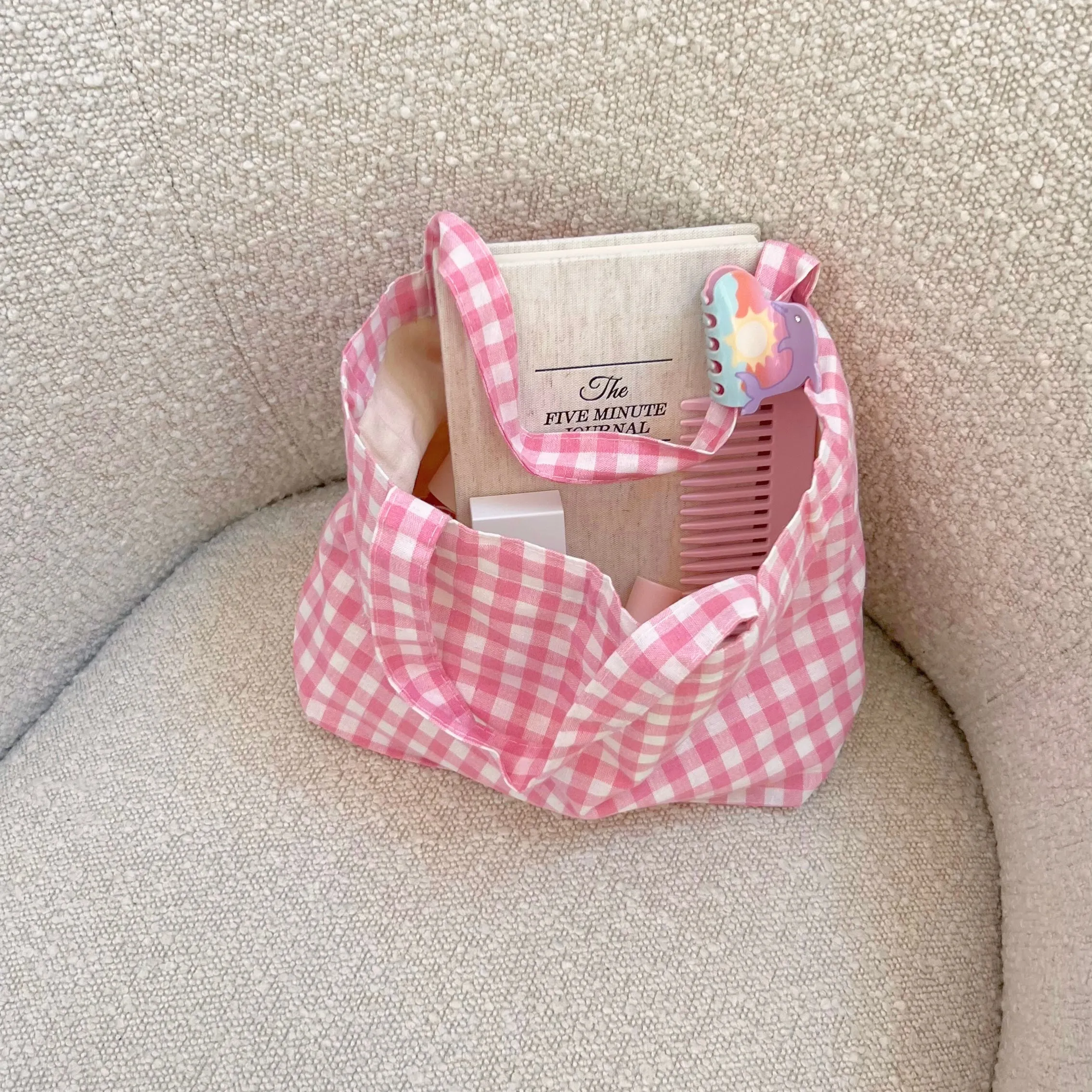 GINGHAM LUNCH BAGS