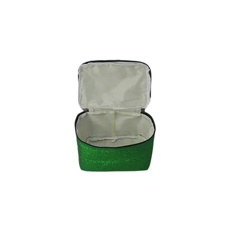 Green Glitter NGIL Cosmetic Case