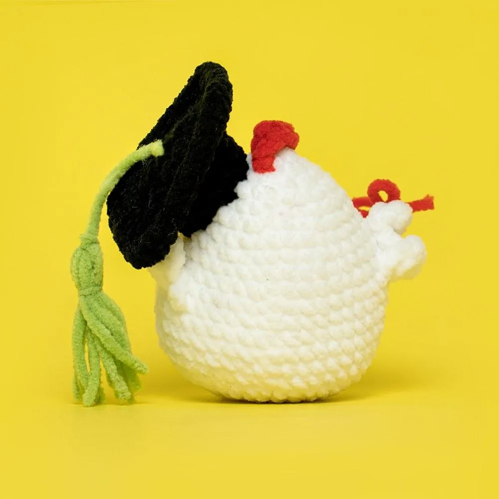 Gruduation Dr. Bubbles Chick Crochet Kit