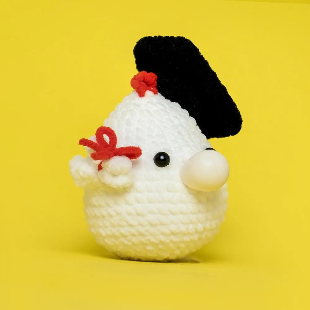 Gruduation Dr. Bubbles Chick Crochet Kit