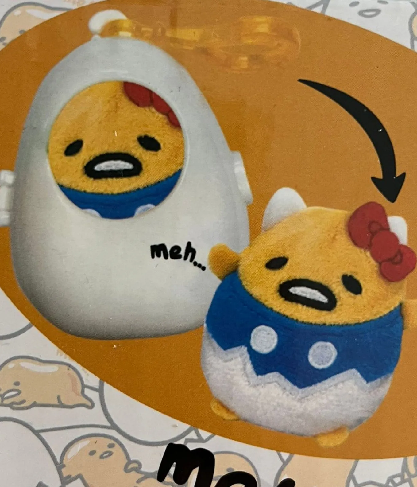 Gudetama - Cutie Bean Blind Capsule - Series 3