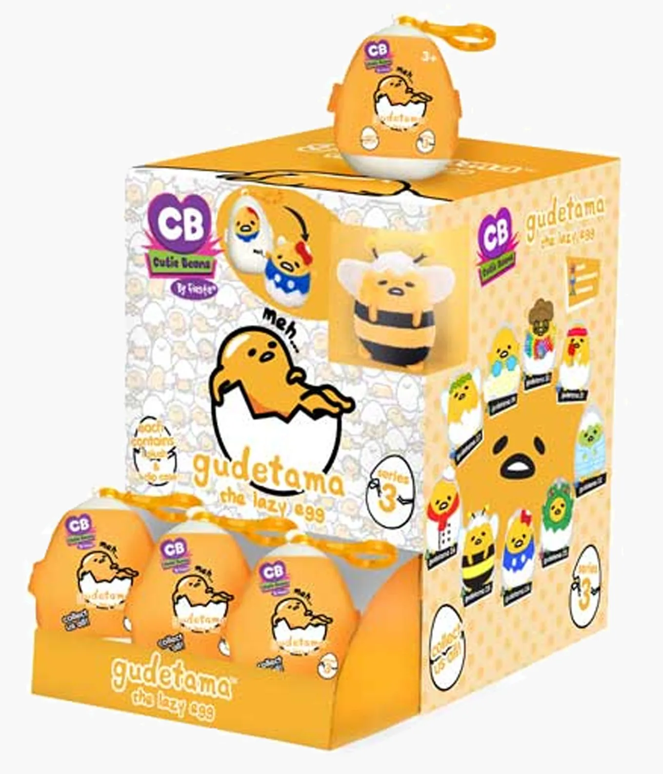 Gudetama - Cutie Bean Blind Capsule - Series 3