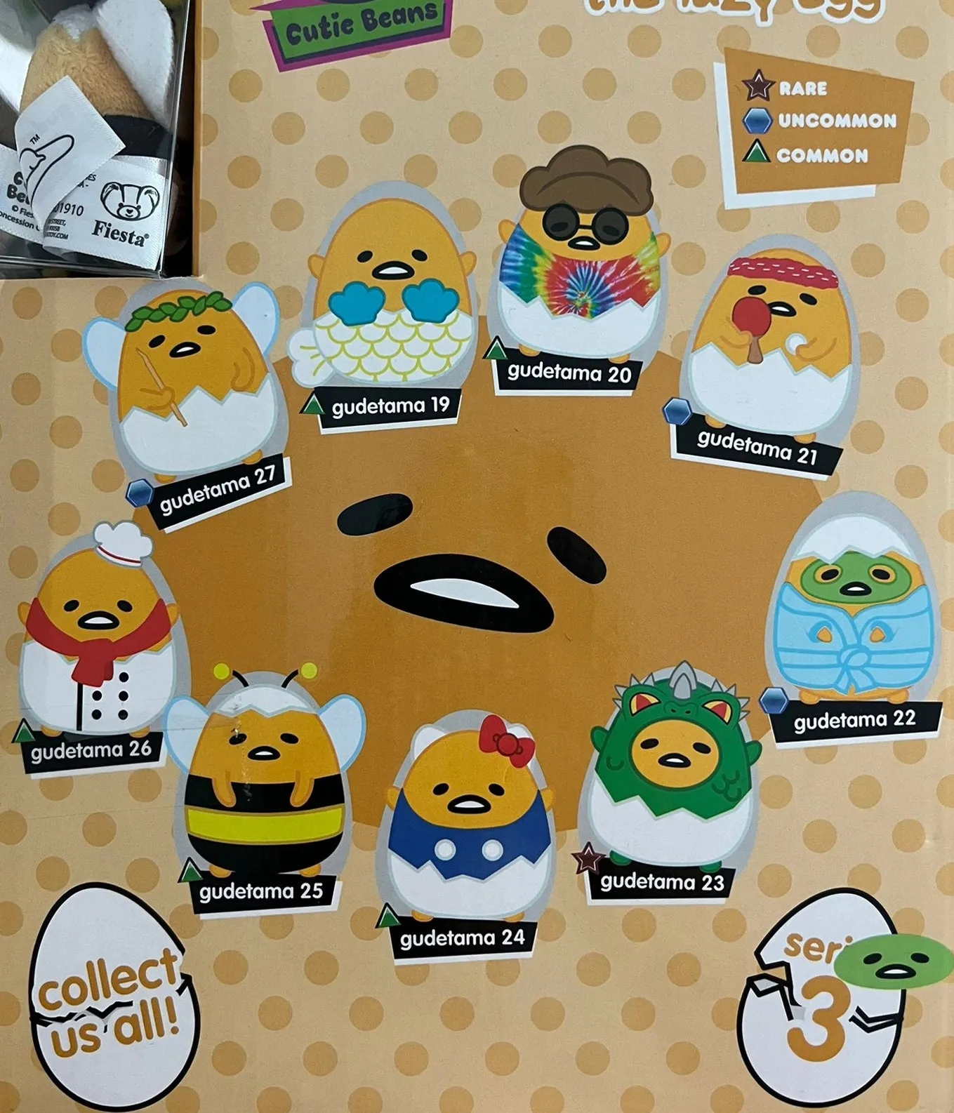 Gudetama - Cutie Bean Blind Capsule - Series 3