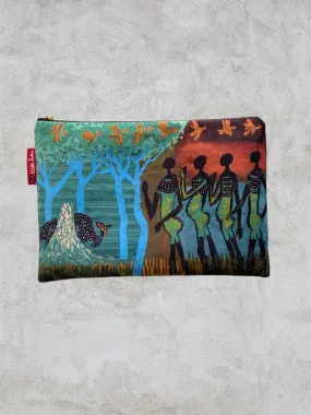 Guinea Fowl Cosmetic Bag (Large)