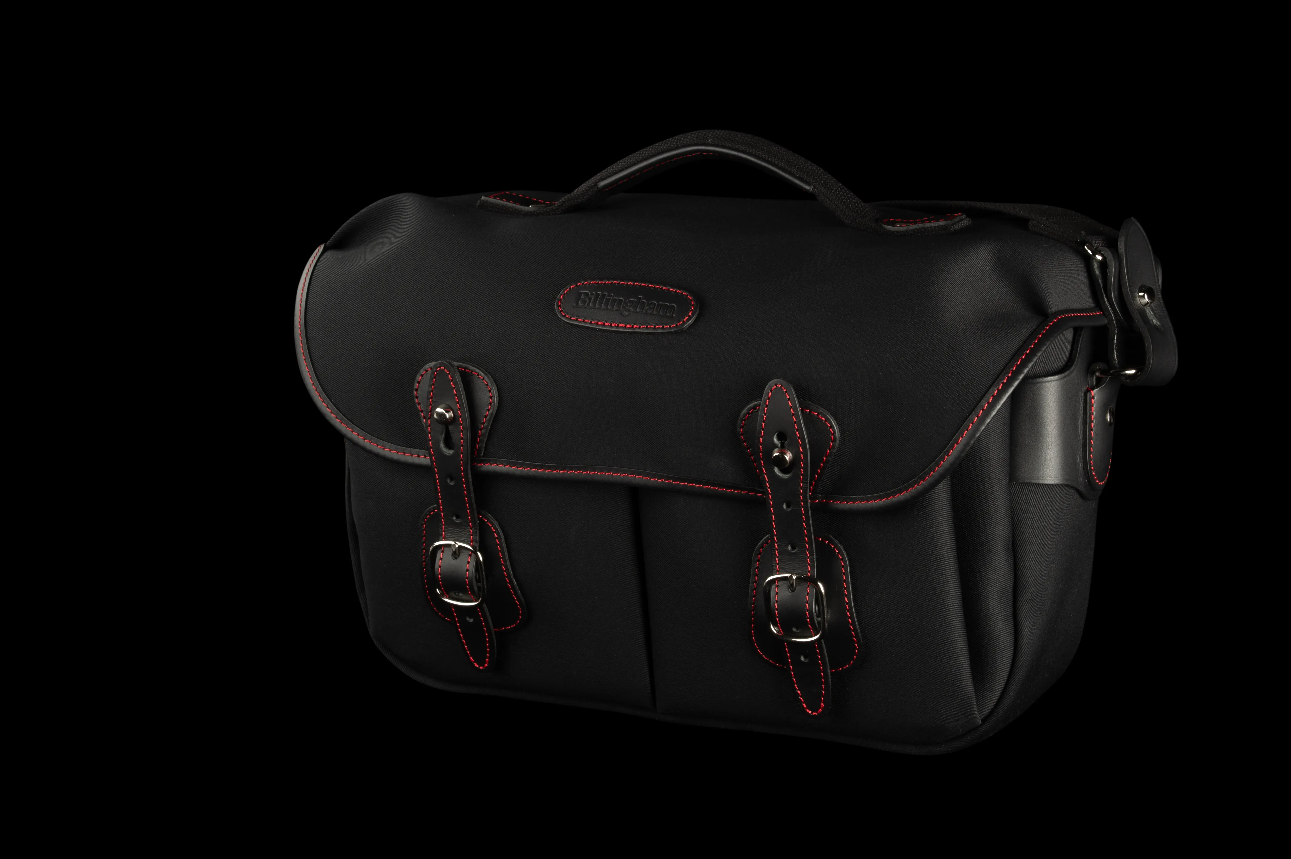 Hadley Pro 2020 Camera Bag - Black Canvas / Black Leather / Red Stitching (50th Anniversary Limited Edition)