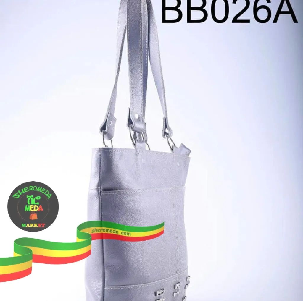 Hand grey bag