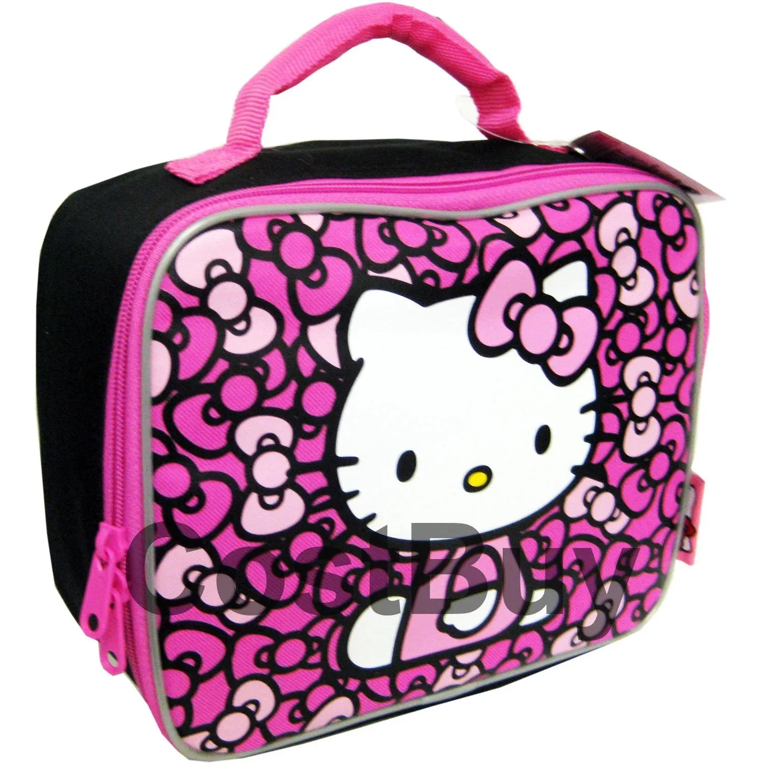 Hello Kitty Lunch Bag Bows Black