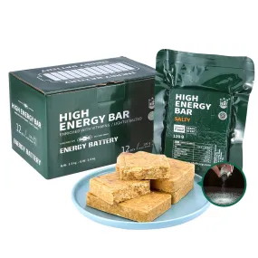 High Energy Ration Bars - Sea Salt and Pepper Flavor (12 Count)