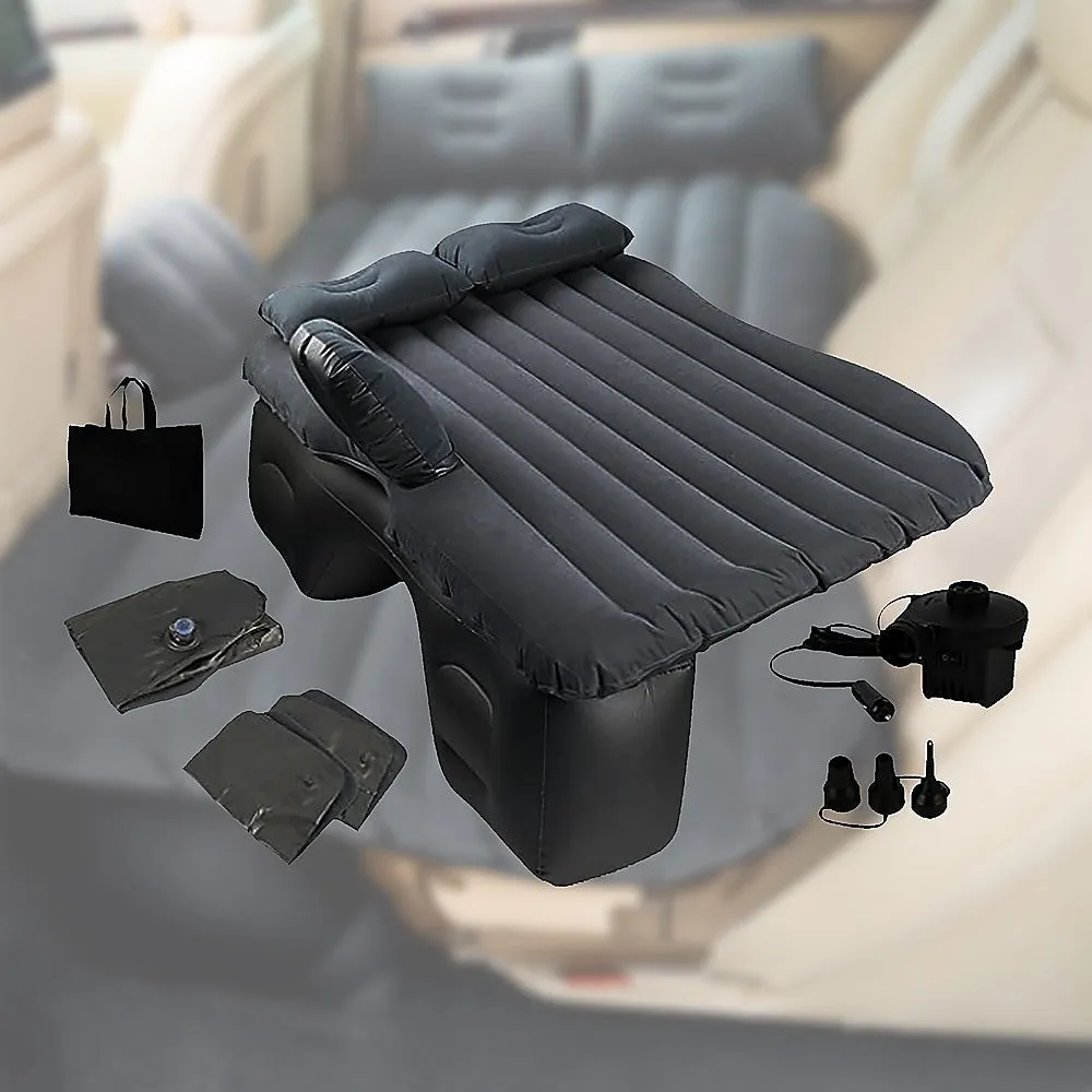 High-Quality Inflatable Car Mattress w/ Pump, Pillows & Bag