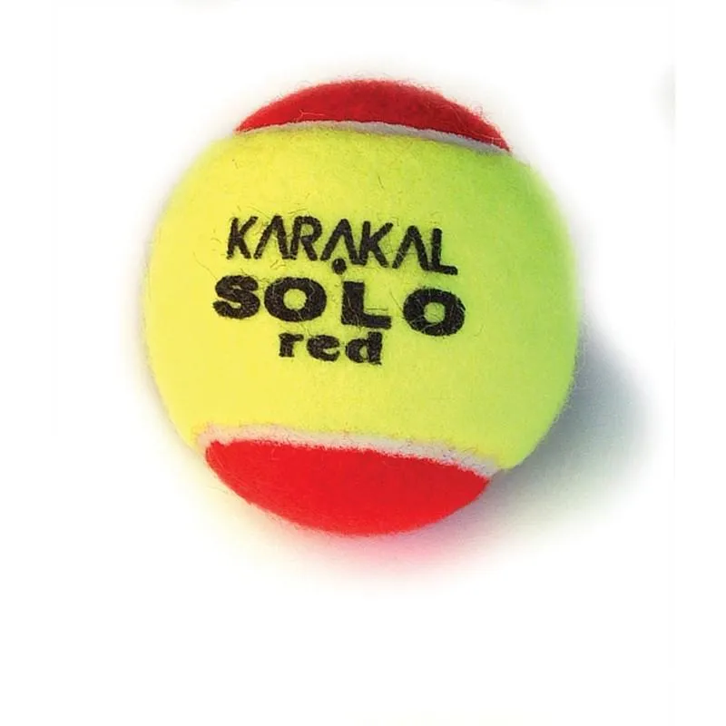 Karakal Solo 75 Tennis Balls Red x 12