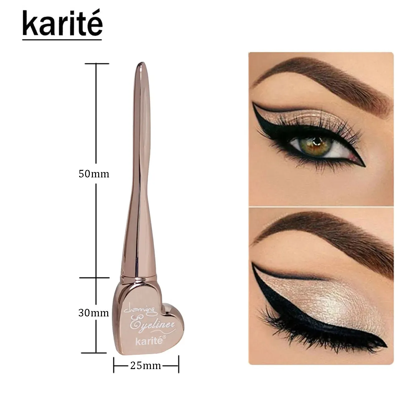 Karite 24H Long Wearing Eyeliner Charming Heart Shape