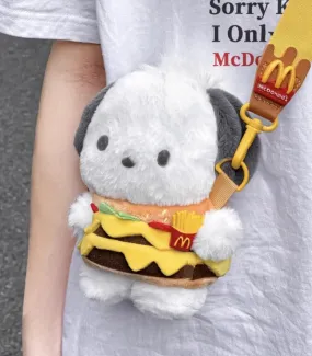 Kawaii Hamburger Puppy Bag