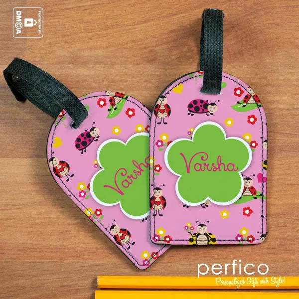 Ladybug II © Personalized Luggage Tag for Kids