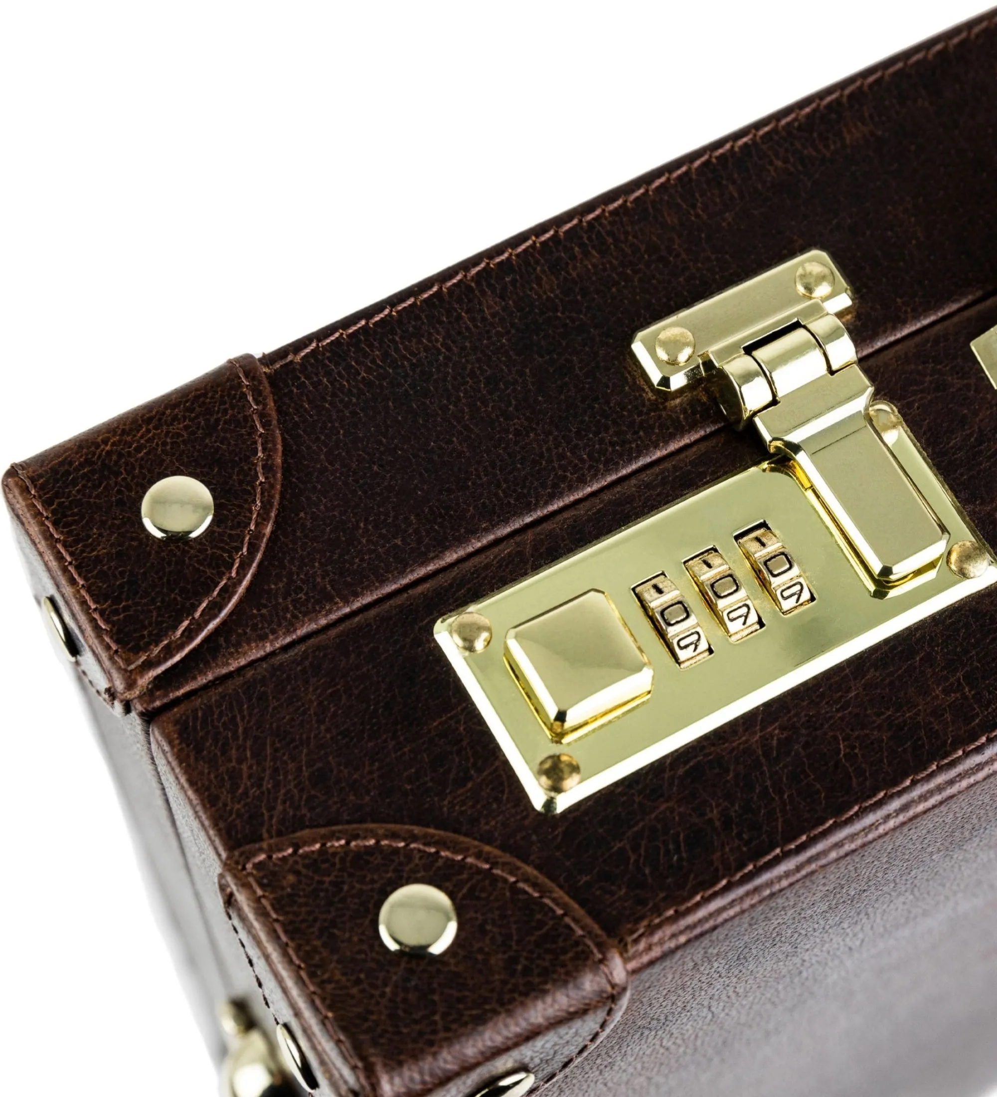 Large Leather Attaché Case Briefcase - Parade's End