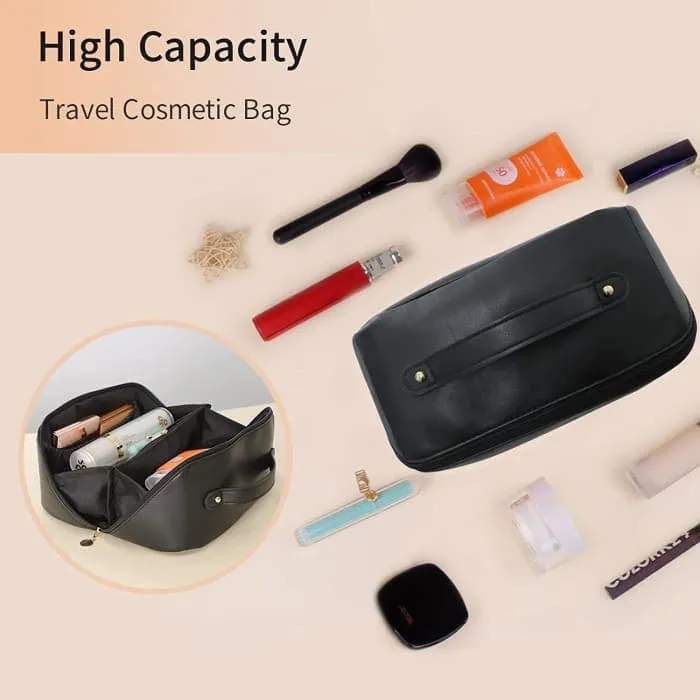 Large Travel Cosmetic Bag (black)