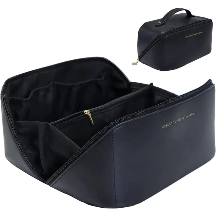 Large Travel Cosmetic Bag (black)