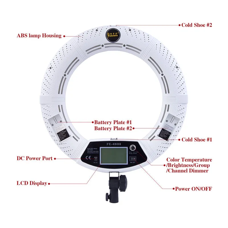 LED Ring Light Cell/Photography Selfie Video Streaming