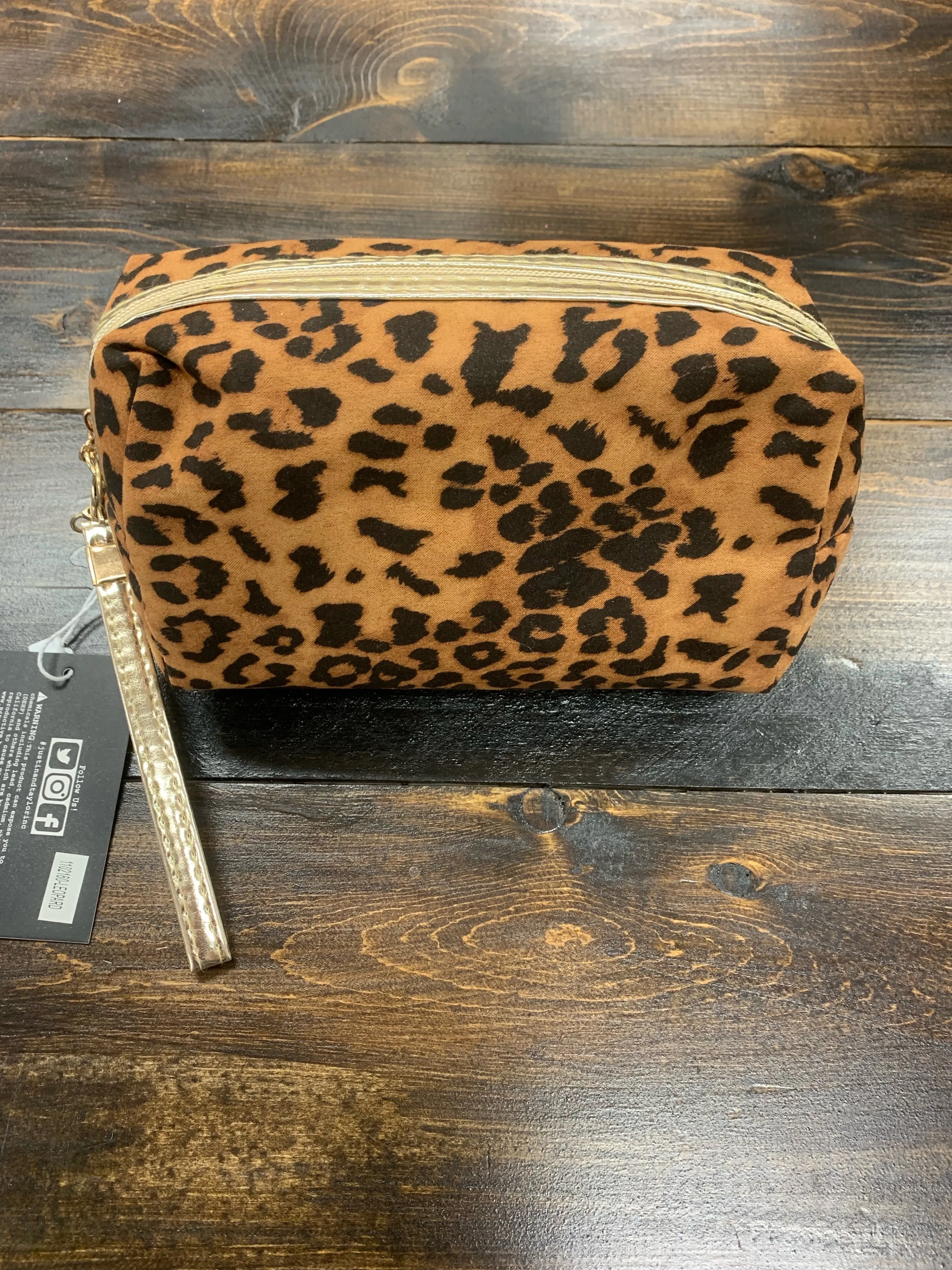 Leopard Cosmetic Bag