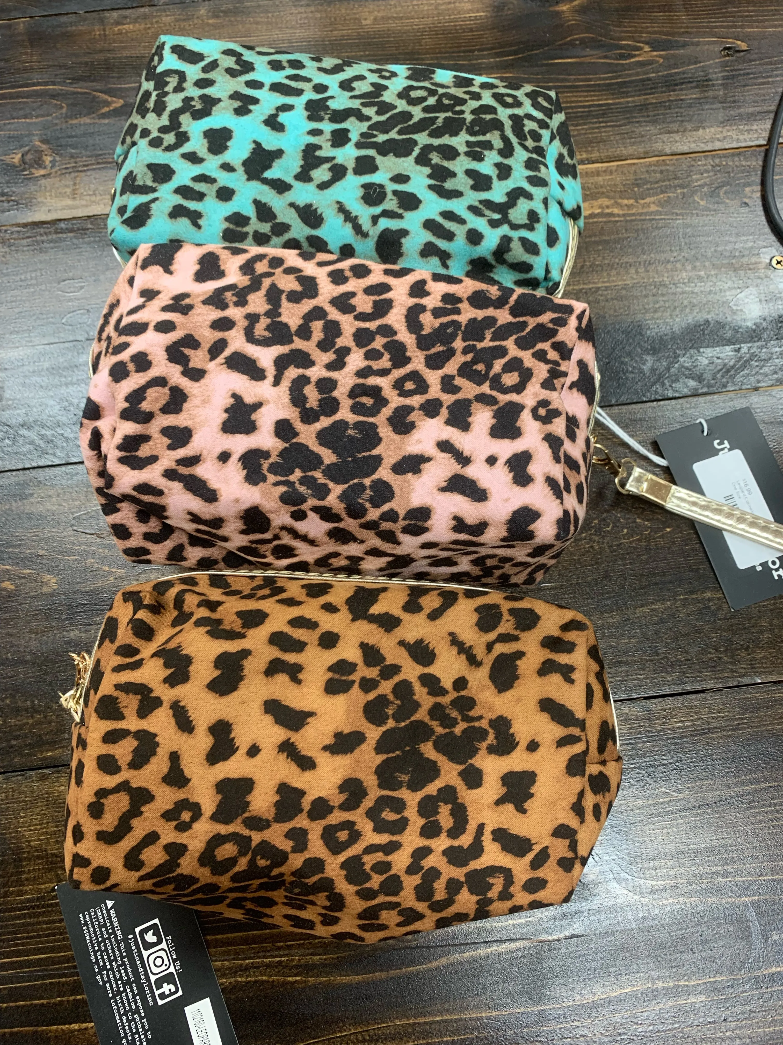 Leopard Cosmetic Bag