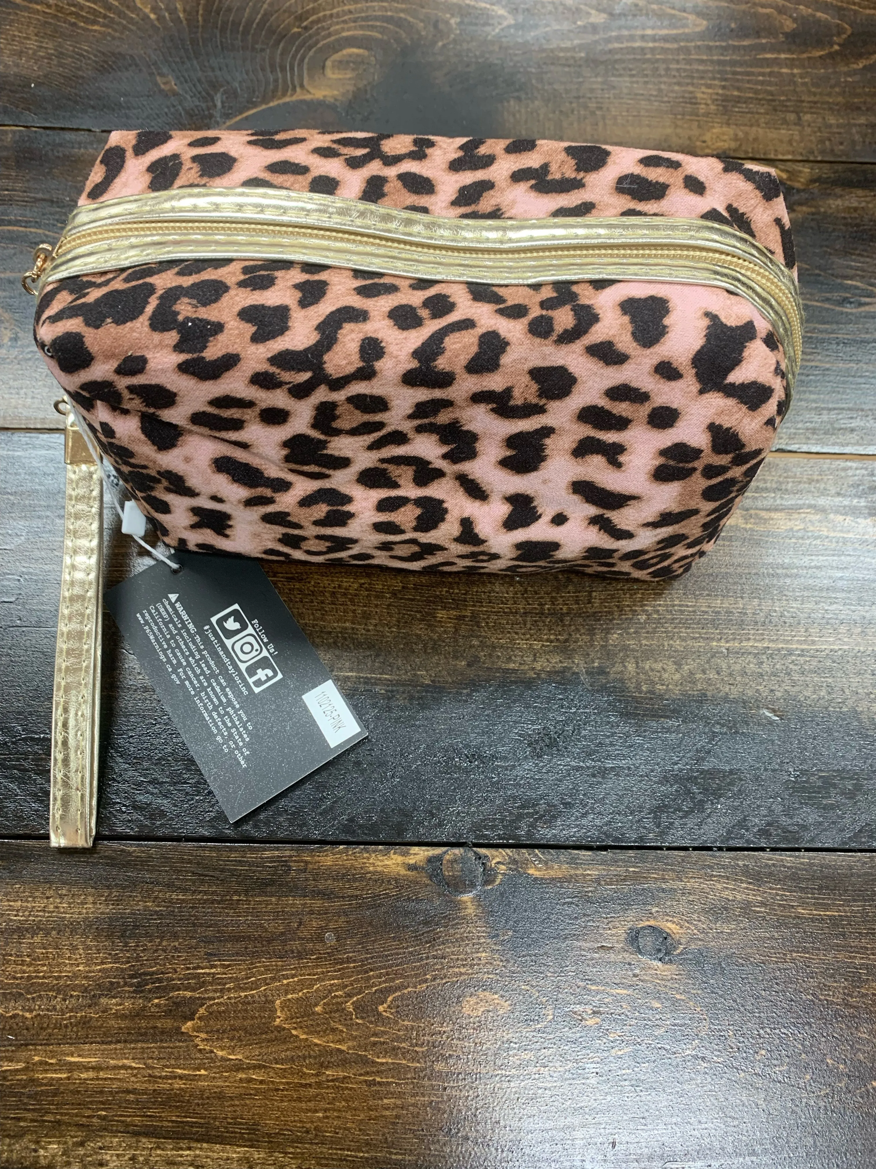 Leopard Cosmetic Bag