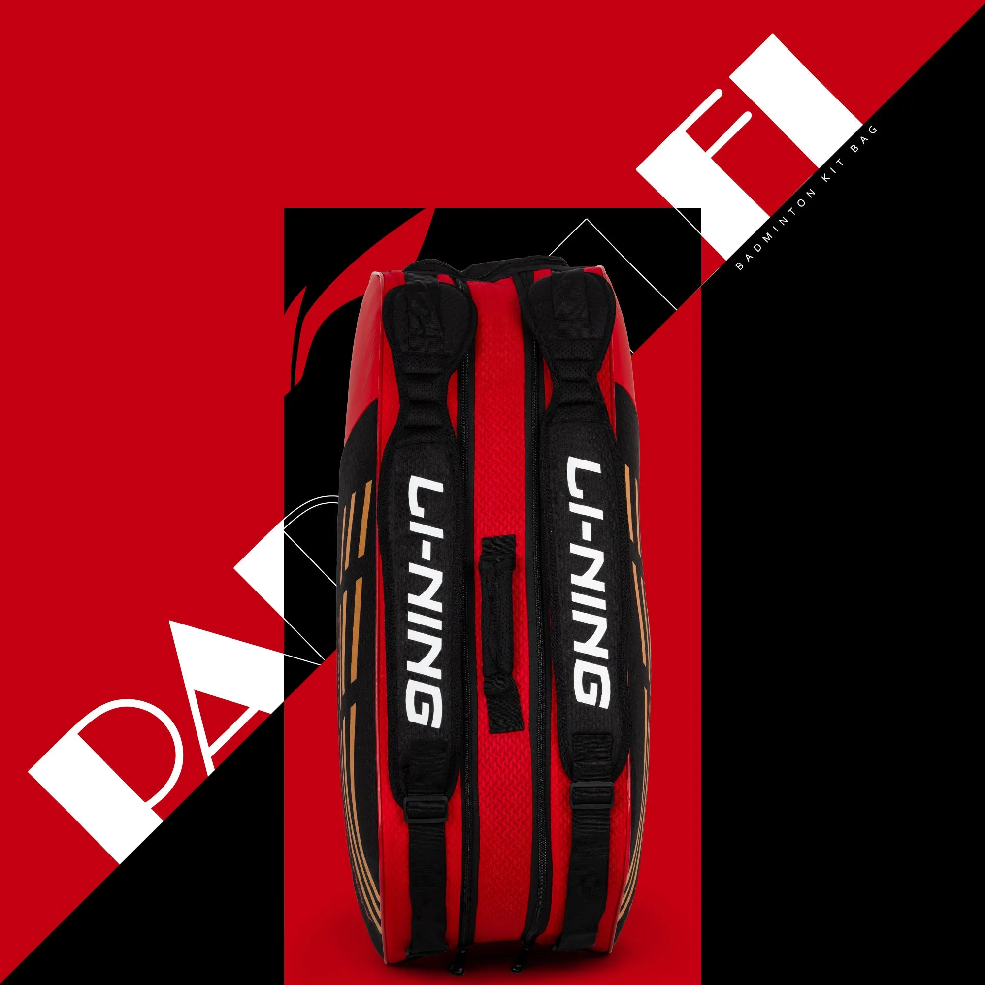 Li-Ning Parallel Kit Bag (Red) (Size - M/50 L)