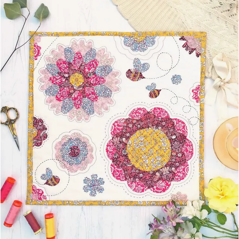 Liberty Fabric ~ Flower Power Cushion Kit