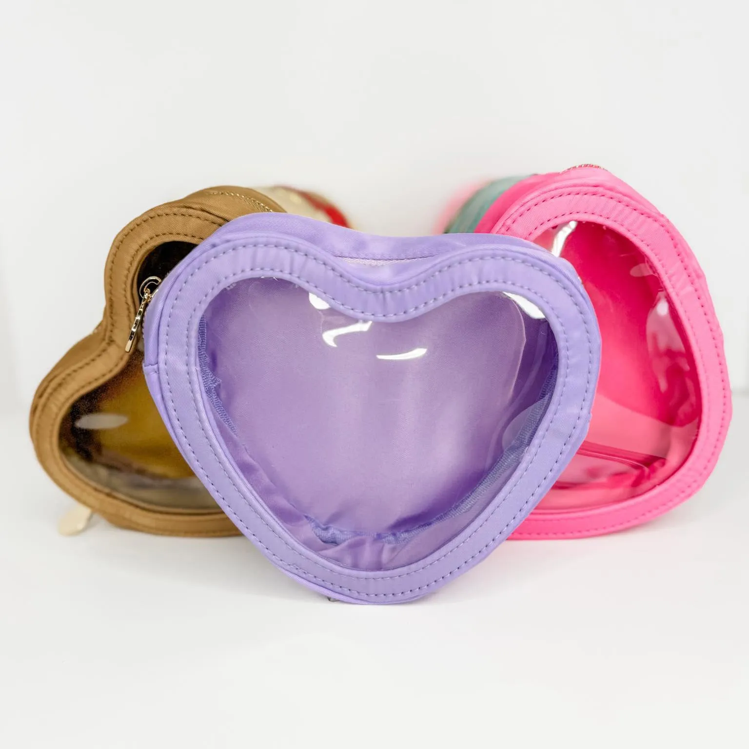 Light Purple Heart Bags